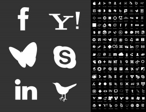 Monochrome Website Logos
